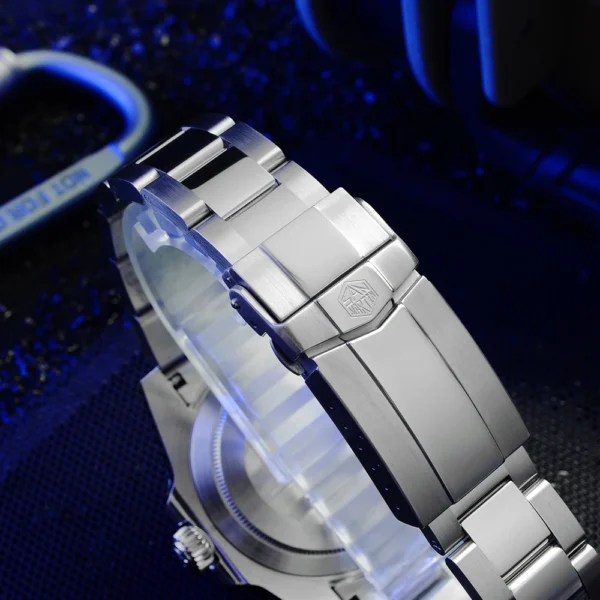 San Martin Luxury Men Mechanical Watches GMT Business Self Winding Wrist Watch Sapphire Waterproof 200m Date Full Luminous